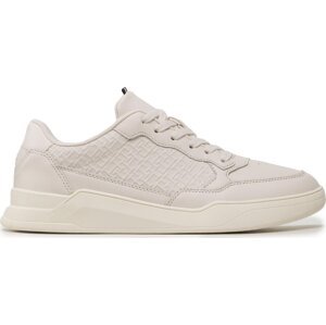 Sneakersy Tommy Hilfiger Elevated Cupsole Mono Detail FM0FM04698 Weathered White AC0