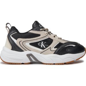 Sneakersy Calvin Klein Jeans Retro Tennis Su-Mesh Wn YW0YW00891 Black/Eggshell/Bright White 01F