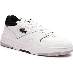 Sneakersy Lacoste Lineshot Contrasted Collar 747SMA0061 Wht/Blk 147