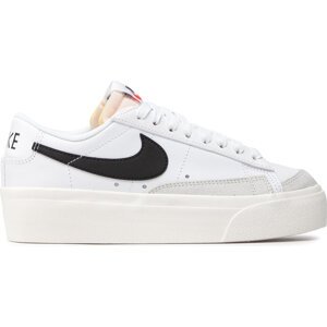 Sneakersy Nike Blazer Low Platform DJ0292 Bílá