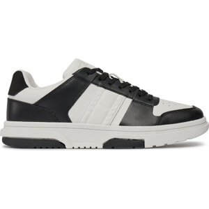 Sneakersy Tommy Jeans Tjm Leather Cupsole 2.0 EM0EM01352 Black/Ecru BDS