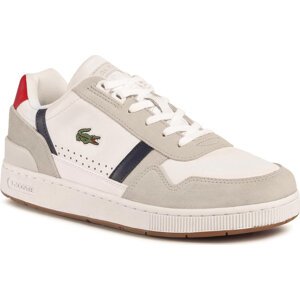 Sneakersy Lacoste T-Clip 0120 2 Sma 7-40SMA0048407 Wht/Nvy/Red