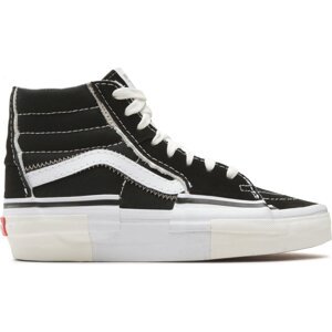 Sneakersy Vans Sk8-Hi Reconstruct VN0005UK6BT1 Black/True White