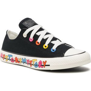 Plátěnky Converse Ctas Ox 170295C Black/Hyper Pink/Egret