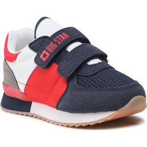 Sneakersy Big Star Shoes JJ374256 Navy/Red