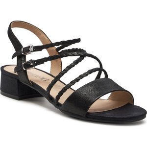 Sandály Caprice 9-28201-42 Black Metallic 043