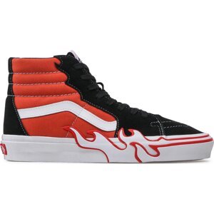 Sneakersy Vans Sk8-Hi Flame VN0005UJGWP1 Černá