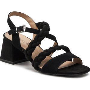 Sandály Caprice 9-28301-42 Black Suede 004