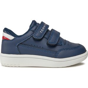 Sneakersy Tommy Hilfiger Stripes Low Cut Velcro Sneaker T1X9-33339-1355 M Blue 800