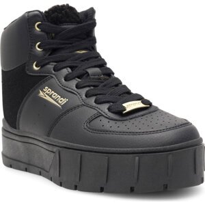 Sneakersy Sprandi Cozy High WPRS-22W22236 Black