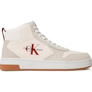 Sneakersy Calvin Klein Jeans Basket Cupsole Irreg Lines YM0YM00612 Eggshell/Ancient White 0F9