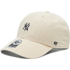 Kšiltovka 47 Brand New York Yankees MLB Base Runner Clean Up B-BSRNR17GWS-NT Béžová