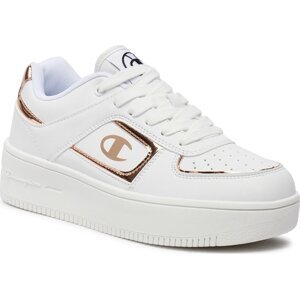 Sneakersy Champion Foul Play Plat Element Slick Low Cut Shoe S11670-CHA-WW008 Wht/Rose Gold