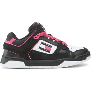 Sneakersy Tommy Jeans Wmn Skate Low EN0EN02053 Black 0GJ