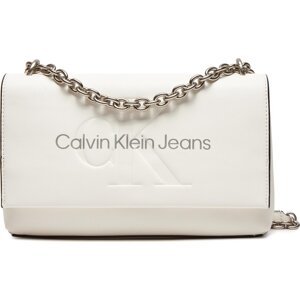 Kabelka Calvin Klein Jeans Sculpted Ew Flap Conv25 Mono K60K611866 Bílá