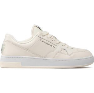 Sneakersy Calvin Klein Jeans Basket Cupsole Lacup Low YM0YM00497 Off White 01V