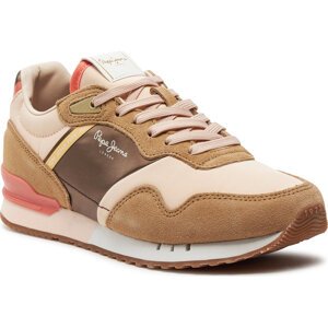 Sneakersy Pepe Jeans London Glam W PLS40006 Sand Beige 847