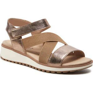 Sandály Caprice 9-28704-42 Taupe Metallic 341