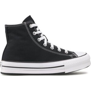 Plátěnky Converse Ctas Eva Lift Hi 272855C Black/White/Black