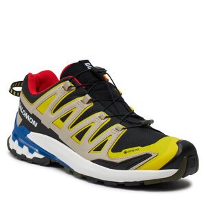 Sneakersy Salomon Xa Pro 3D V9 Gore-Tex L47119000 Black / Buttercup / Lapis Blue