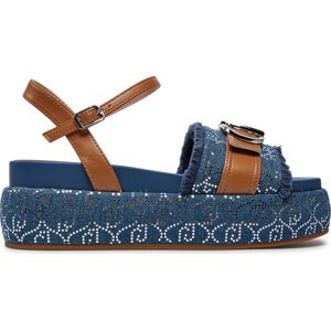 Sandály Liu Jo Sommer 04 SA4155 TX414 Denim/Nut S3246