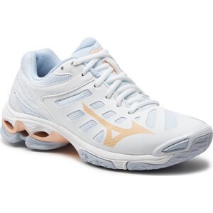 Boty Mizuno Wave Voltage V1GC2160 White/Peach Parfait/Halogen Blue 0