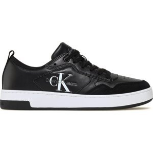 Sneakersy Calvin Klein Jeans Basket Cupsole Low Lth Mono YM0YM00574 Black/White 0GJ