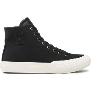 Sneakersy Tommy Hilfiger Th Hi Vulc Premium Bananatex FM0FM04572 Black BDS