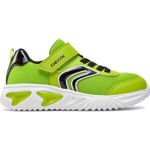 Sneakersy Geox J Assister Boy J45DZC 014CE C3707 D Lime/Black