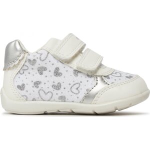 Sneakersy Geox B Elthan Girl B451QB 0AW54 C0007 White/Silver