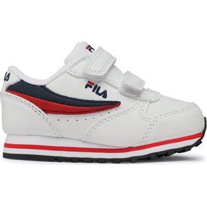 Sneakersy Fila Orbit Velcro Infants 1011080.98F Bílá