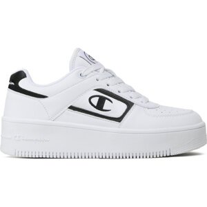 Sneakersy Champion Foul Play Plat Element Bs Low Cut Shoe S11594-WW001 Wht/Nbk