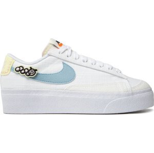 Boty Nike Blazer Low Platform Se DJ6376 100 White/Boarder Blue/Pink Oxford