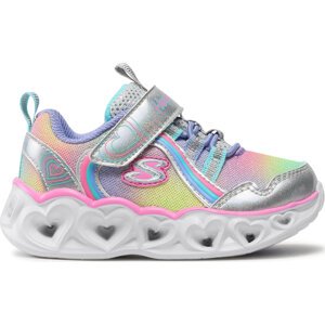 Sneakersy Skechers Rainbow Lux 302308N/SMLT Silver/Multi