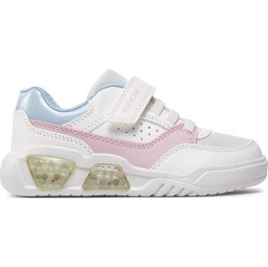 Sneakersy Geox J Illuminus Girl J45HPA 0BUAS C0406 S White/Pink