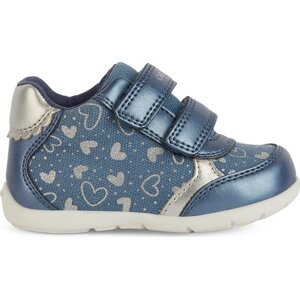 Sneakersy Geox B Elthan Girl B451QB 0AWNF C4206 Sky/Silver