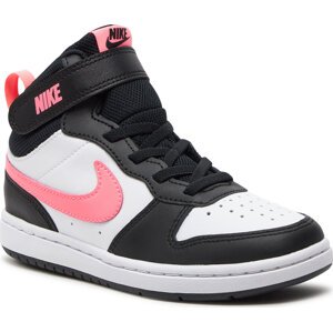 Boty Nike Court Borough Mid 2 (Psv) CD7783 005 Black/Sunset Pulse/White