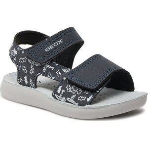 Sandály Geox B Sandal Lightfloppy B455SC 000CE C4211 Navy/White