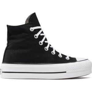 Plátěnky Converse Ctas Lift Hi 560845C Black/White/White