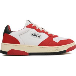 Sneakersy KARL LAGERFELD KL53020 White/Red