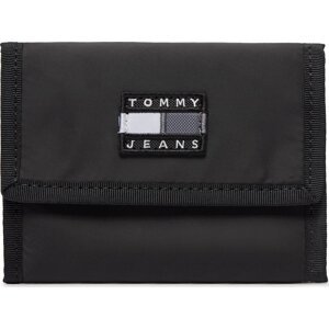 Pánská peněženka Tommy Jeans Tjm Heritage Trifold AM0AM11714 Černá