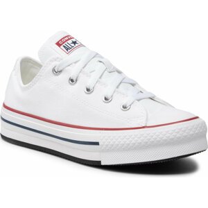 Plátěnky Converse Ctas Eva Lift Ox 272858C White/Garnet/Navy