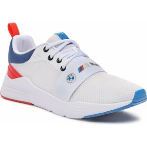 Sneakersy Puma Bmw Mms Wired Run 307793 02 Puma White-Pop Red