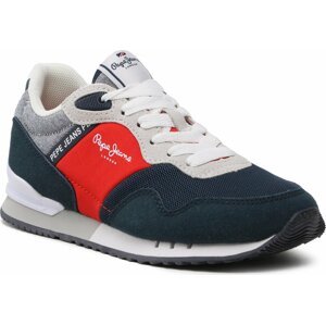 Sneakersy Pepe Jeans London B Brighton PBS30552 Navy 595