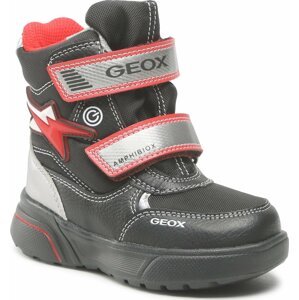 Sněhule Geox J Sveggen B. B Abx C J267UC 0FUFE C0048 M Black/Red