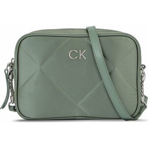 Kabelka Calvin Klein Re-Lock Quilt Camera Bag - Satin K60K611535 Sea Spray LKG