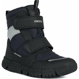 Sněhule Geox J Flexyper Boy B Abx J169XC 0FU50 C9999 S Black