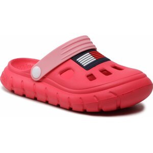 Nazouváky Tommy Hilfiger Flag Comfy Sandal T1A2-32780-0083 S Fuchsia/Pink A355