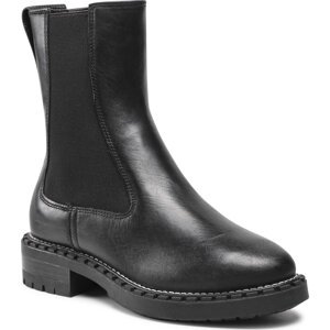 Kotníková obuv s elastickým prvkem Tamaris 1-25499-27 Black Leather 003