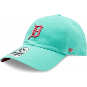 Kšiltovka 47 Brand MLB Detroit Tigers Double Under 47 CLEAN UP BCWS-DBLUN09GWS-TF84 Tiffany Blue